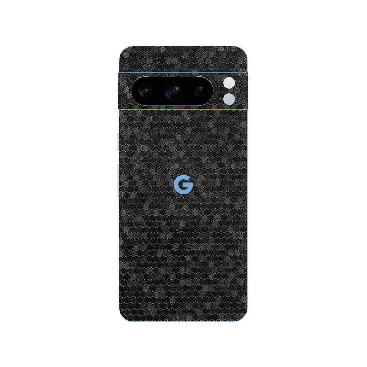 Apgo Skin Sticker Film Foil Vinyl For The Back Compatible With Google Pixel Fold, Scratch-Resistant, Easy To Install - Transparent Carbon