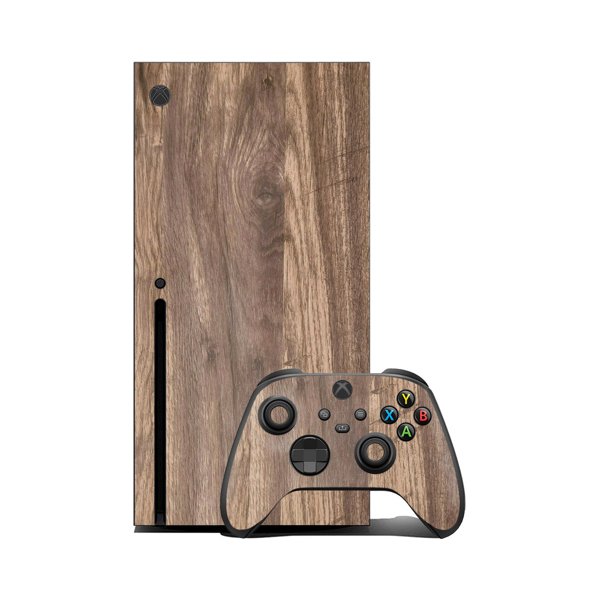 thumbnail image 2 of Vinyl Reality Wood Grain Skin Decal For Xbox Series X – Wood Effect Wrap 2 of 6