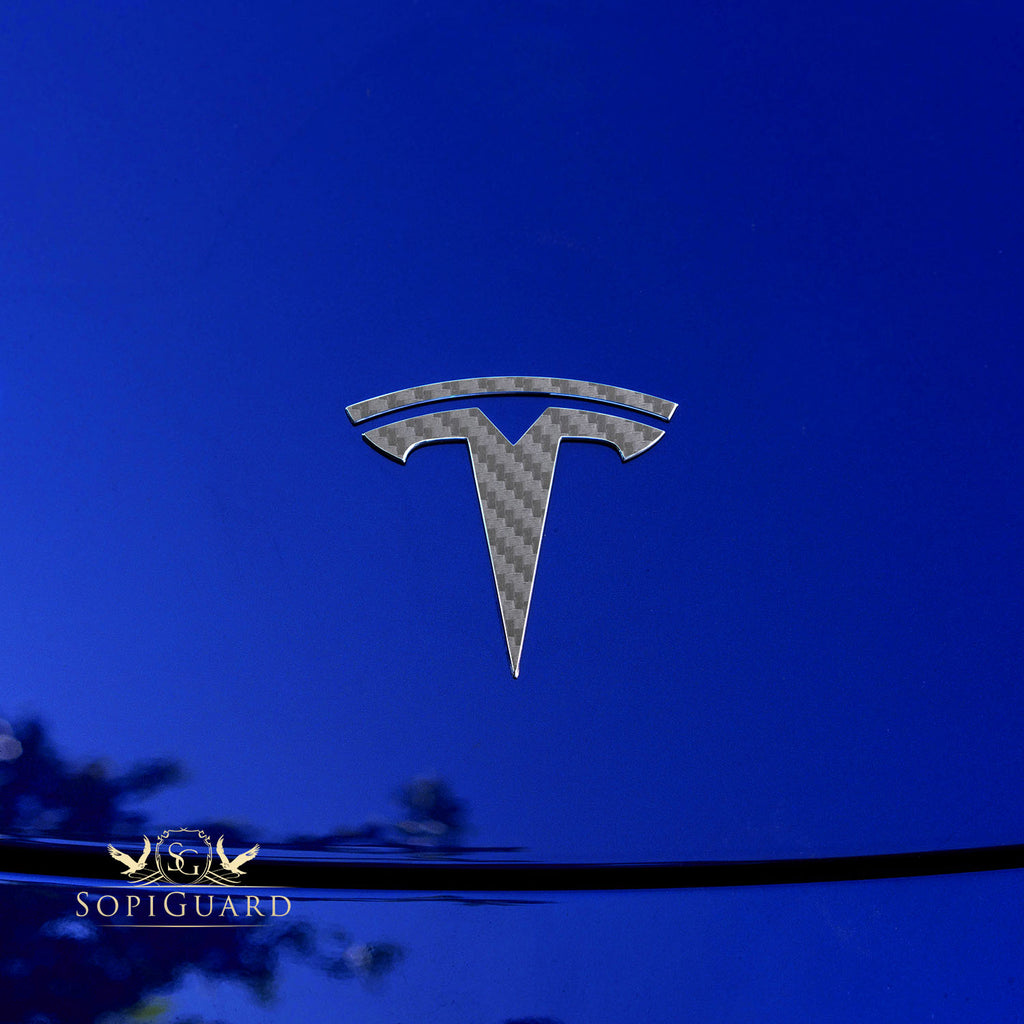 for Model Y Front Rear Emblems – SopiGuard